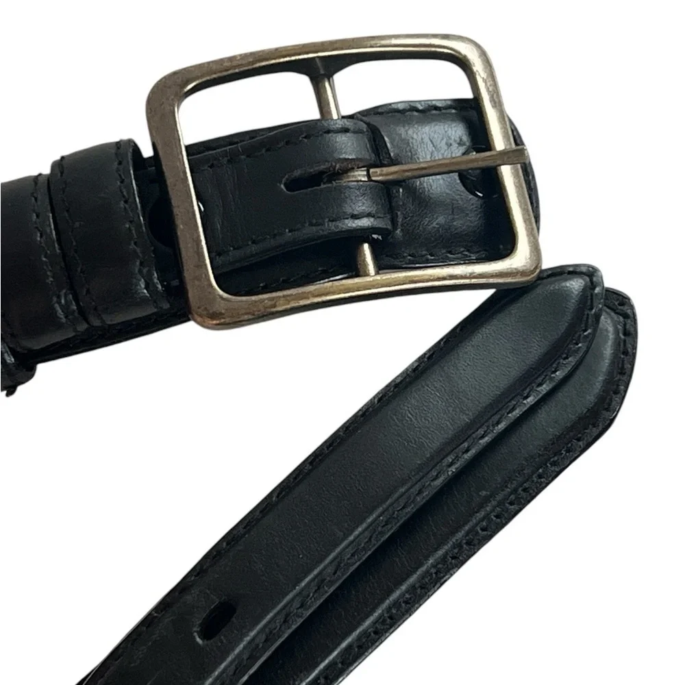 Nocona 34 Black Genuine Leather Western Belt Cowgirl Casual